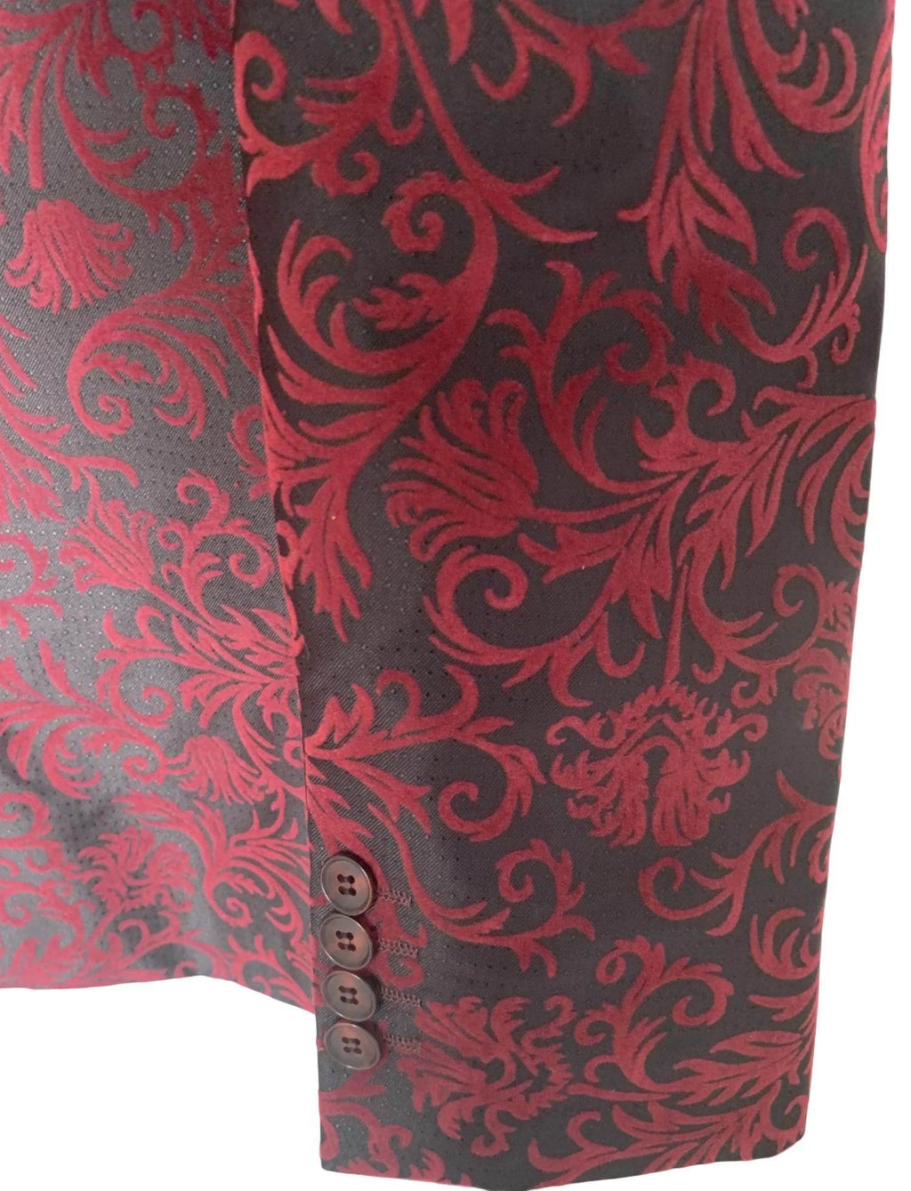 Men Jacquard Floral Blazer