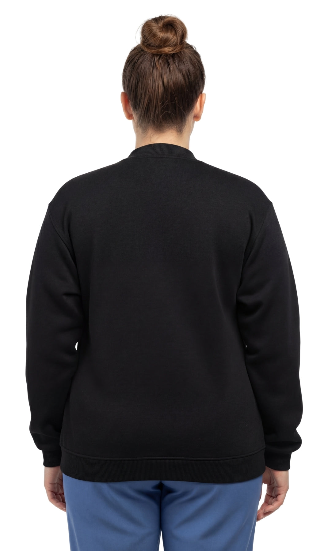 Womens Snap Up Jacket - Soft, Fleecy Lining for Three-Season Comfort