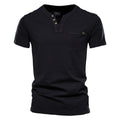 Sports T-shirt Slim Fit Cotton Pocket Men's T-shirt