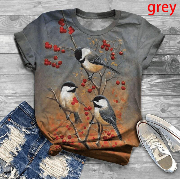 T-shirt Women's Short Sleeve Top Beautiful Graphic T-shirt