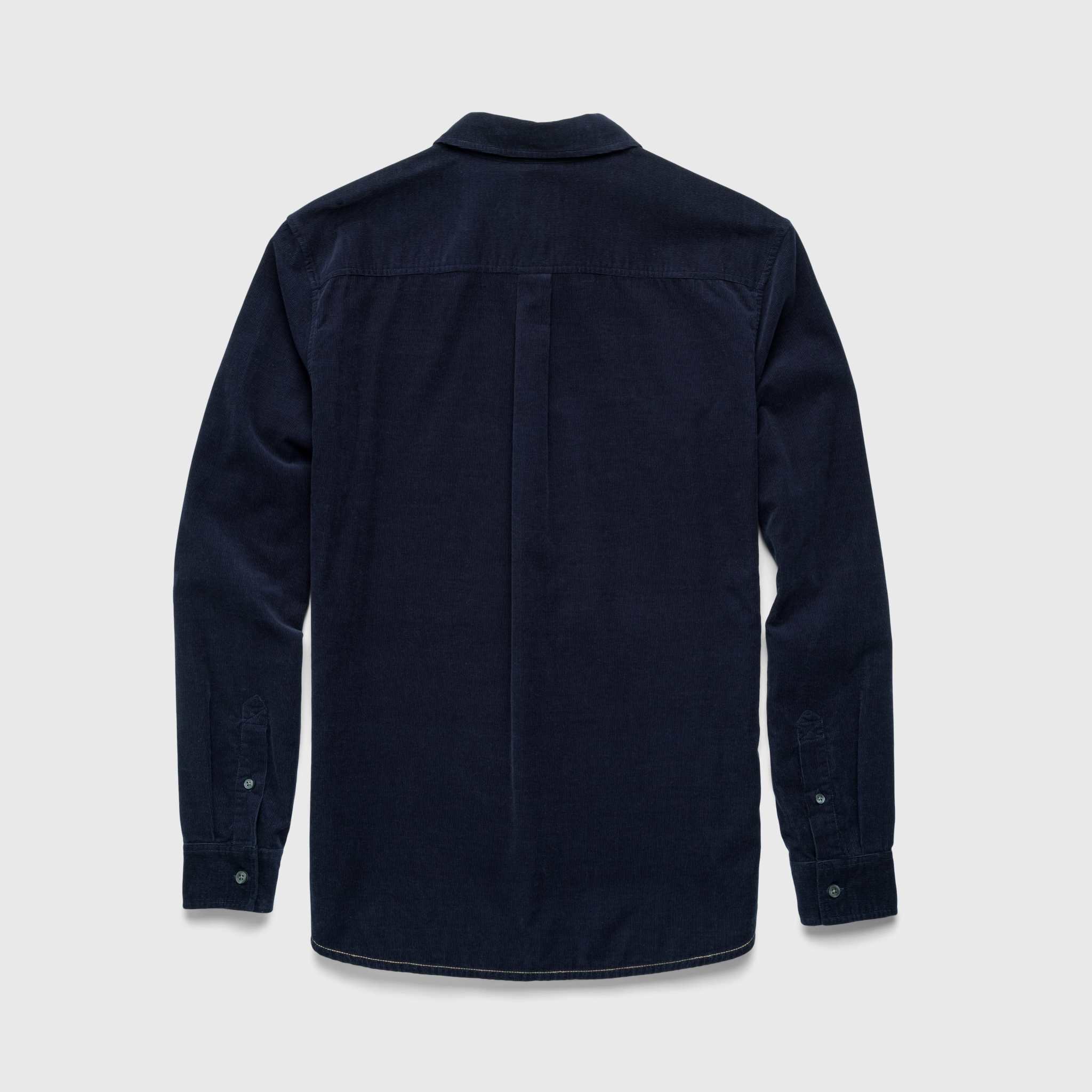 Brian Corduroy Shirt - Navy Blazer