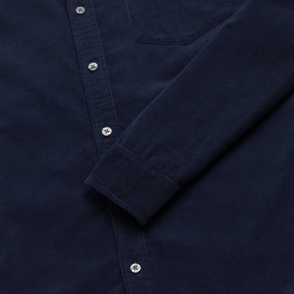 Brian Corduroy Shirt - Navy Blazer