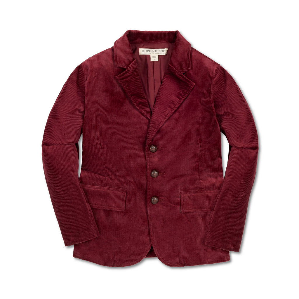 Organic Corduroy Blazer with Elbow Patches - Baby