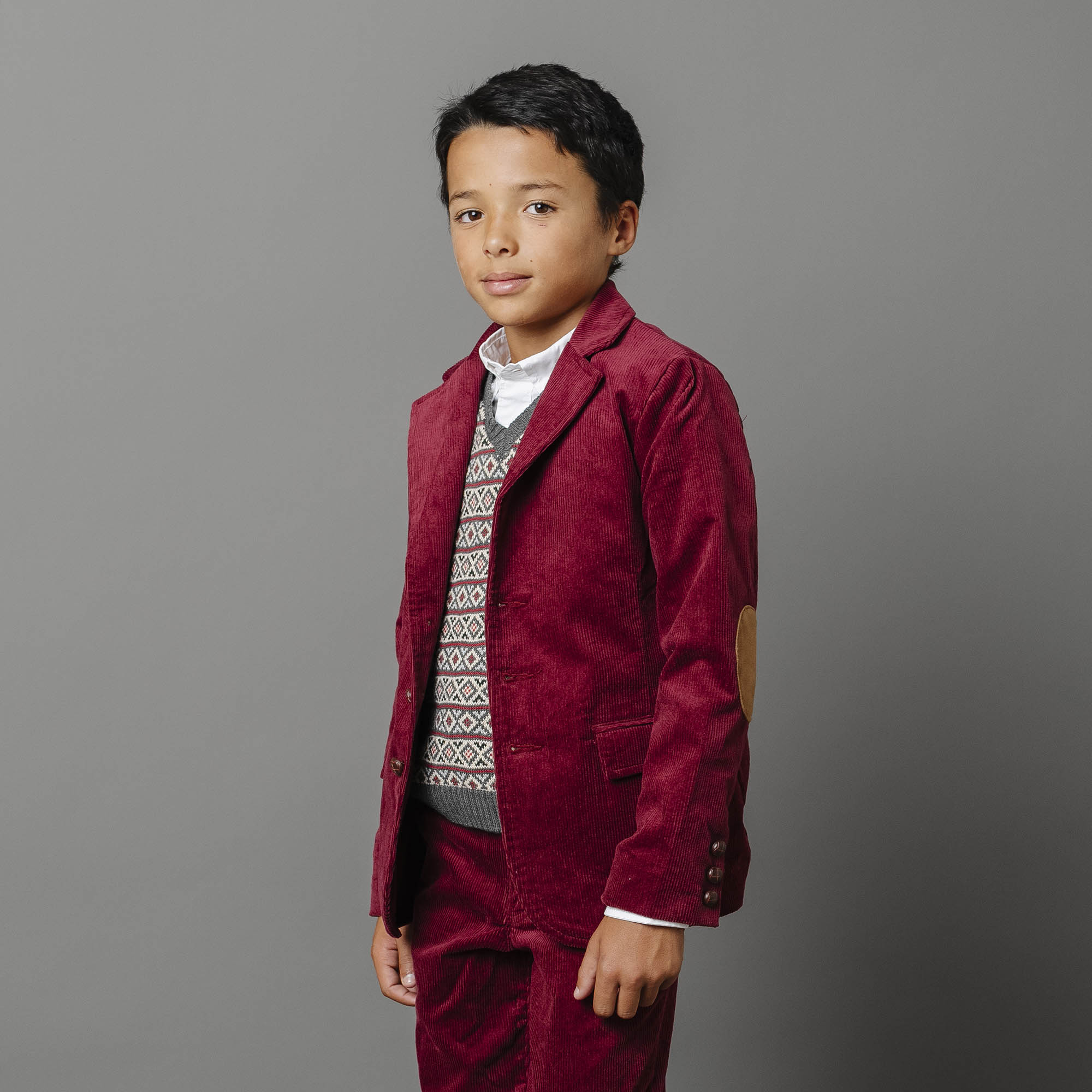 Organic Corduroy Blazer with Elbow Patches - Baby