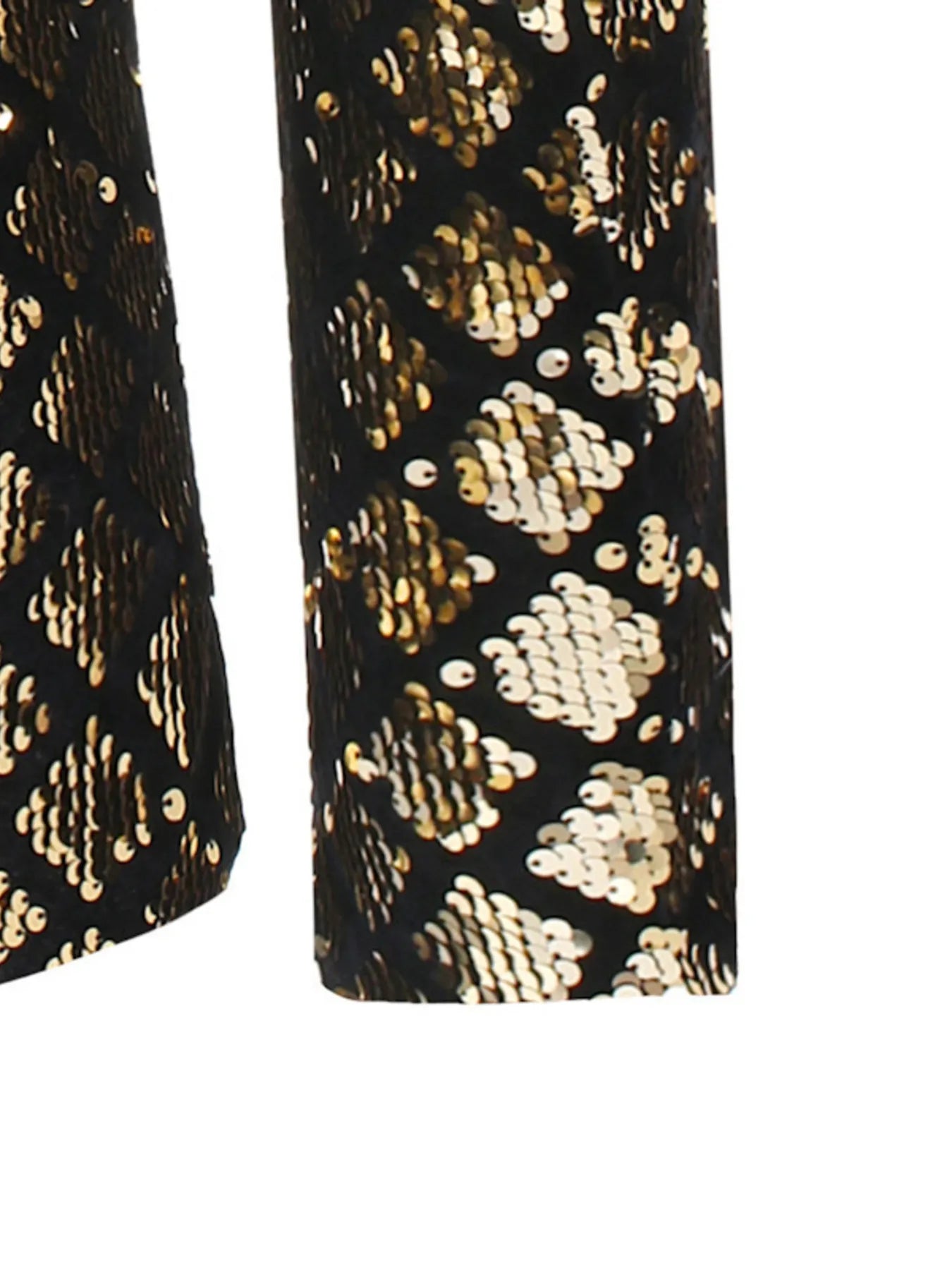 Men's Sequin One Button Blazer