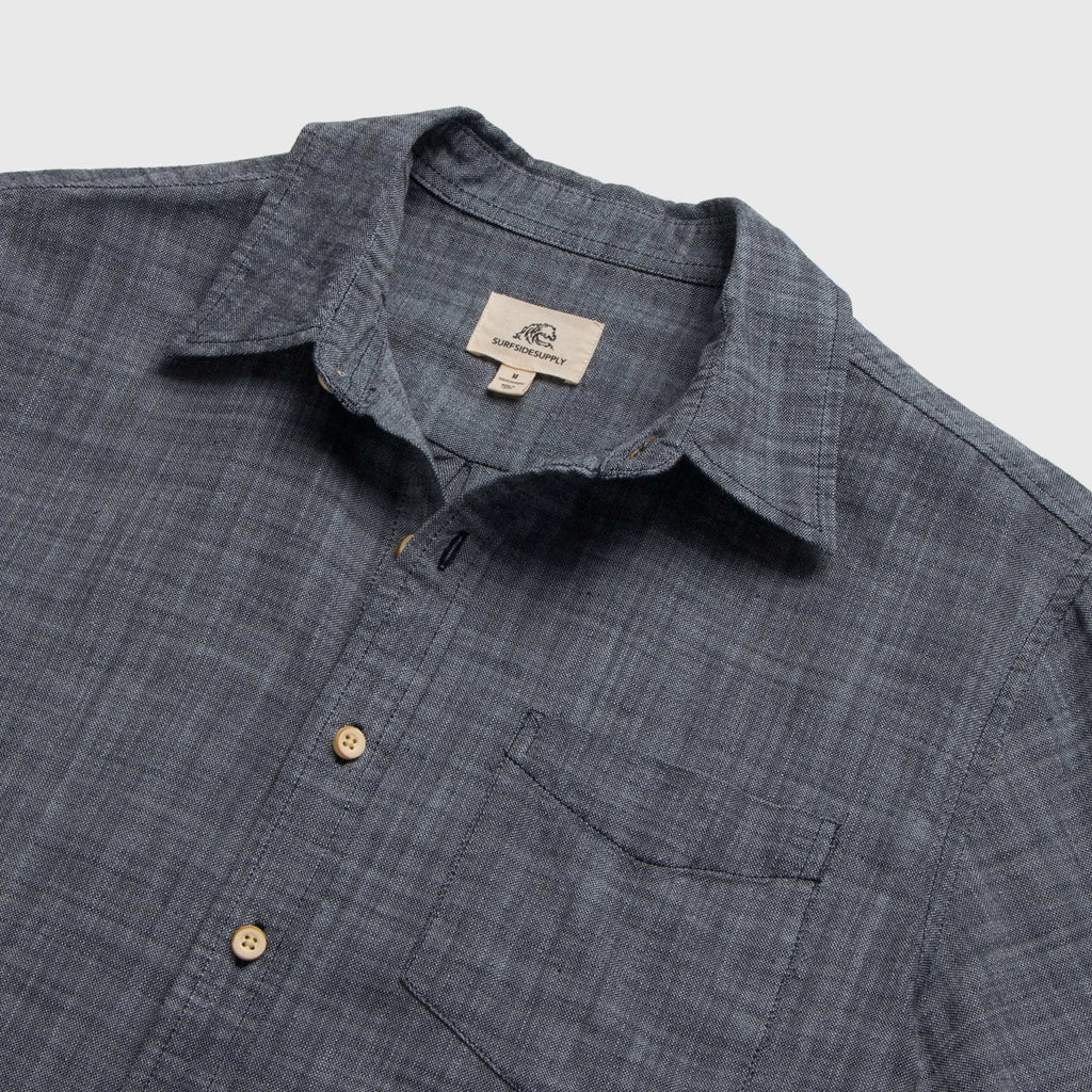 Joey Slub Island Shirt - Navy Blazer