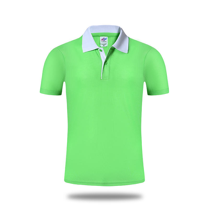 Stand Collar T-shirt Color Matching T-shirt