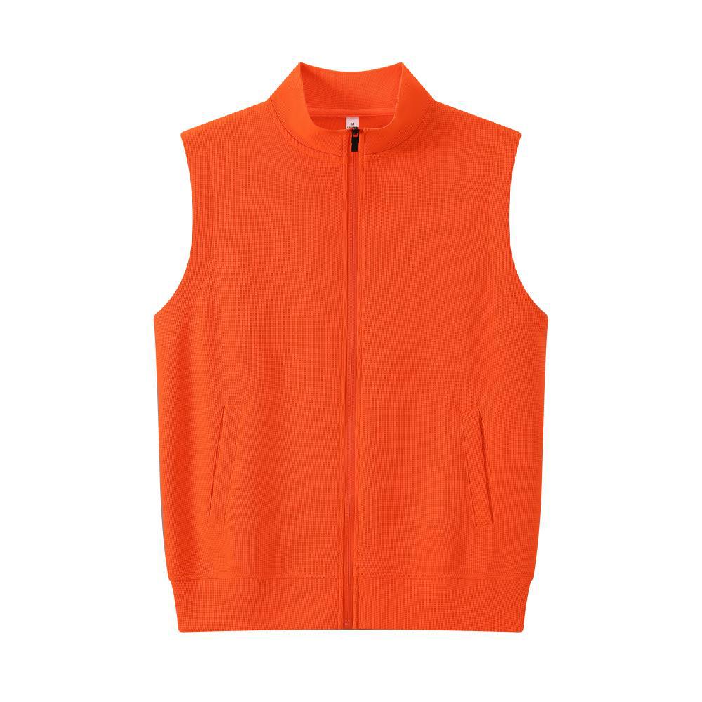 Solid Color Hoodie Vest For Women