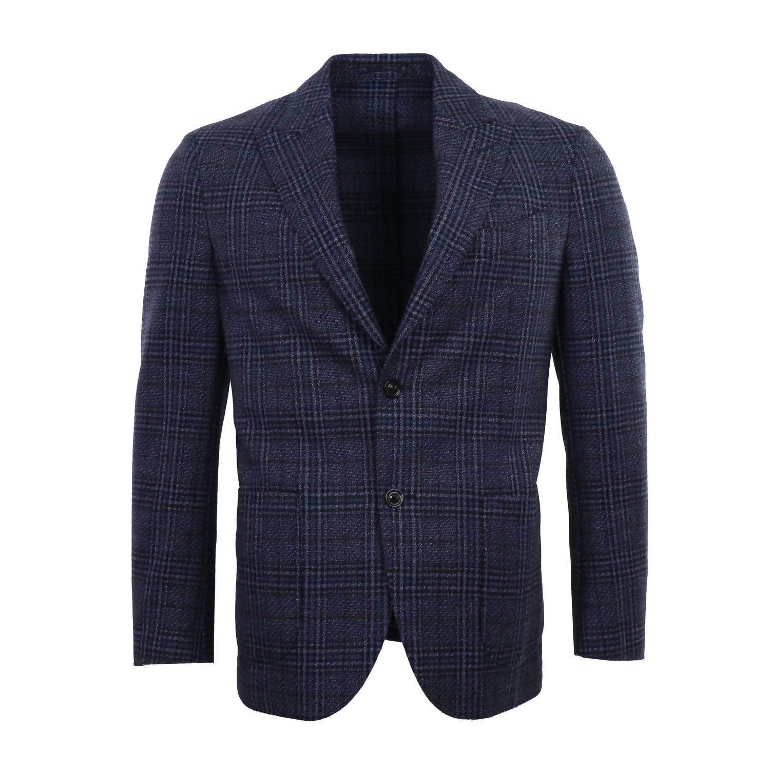 Men's Plaid Stretch Blazer