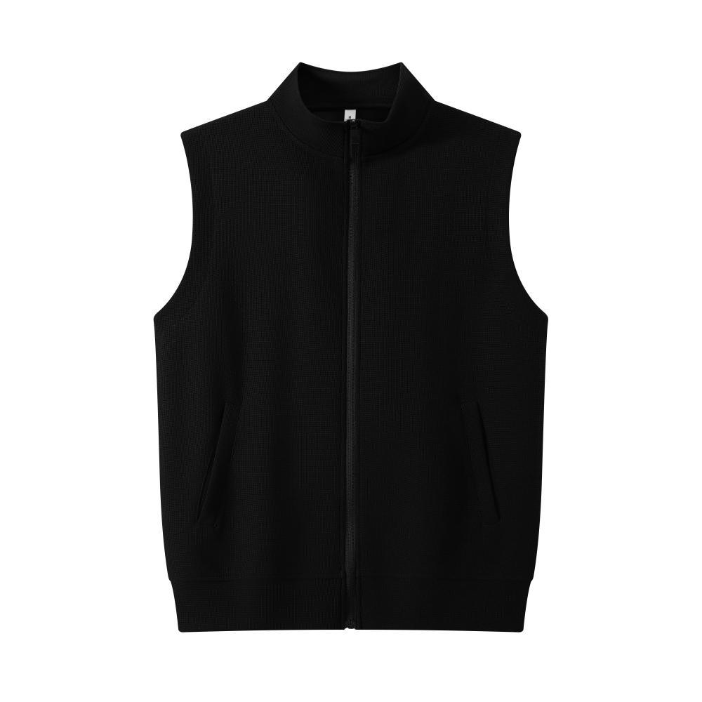 Solid Color Hoodie Vest For Women