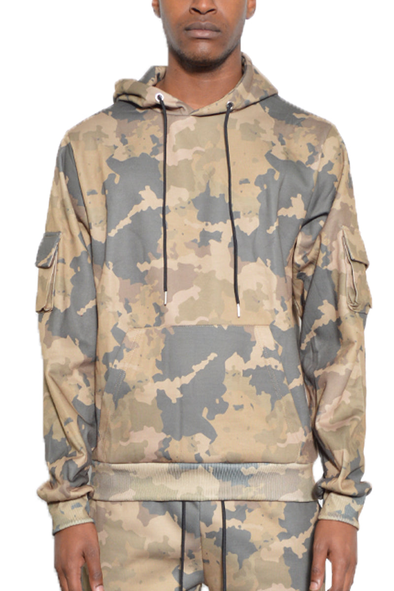 Camo Pullover Hoodie