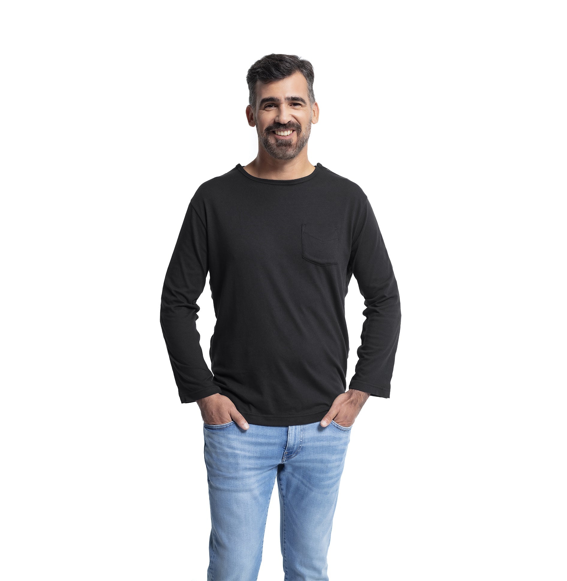 Tear Away Men's Post-surgery Shirt - Long Sleeve