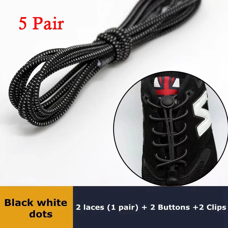 1Pair Shoelaces for Sneaker Elastic