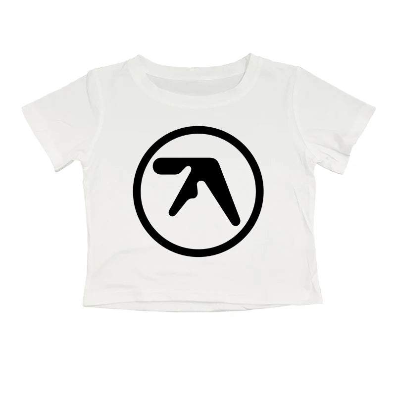 Punk Aphex Twin Print T-Shirt Oversize