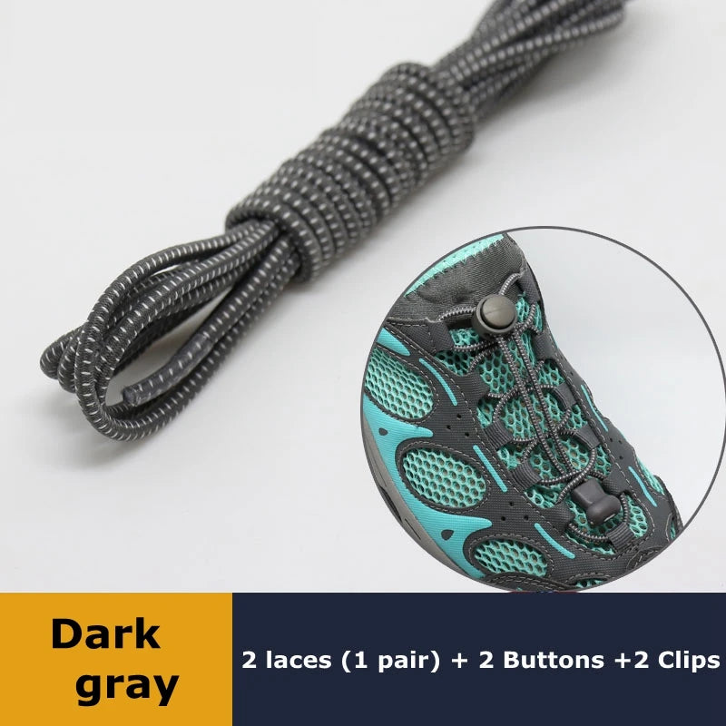 1Pair Shoelaces for Sneaker Elastic