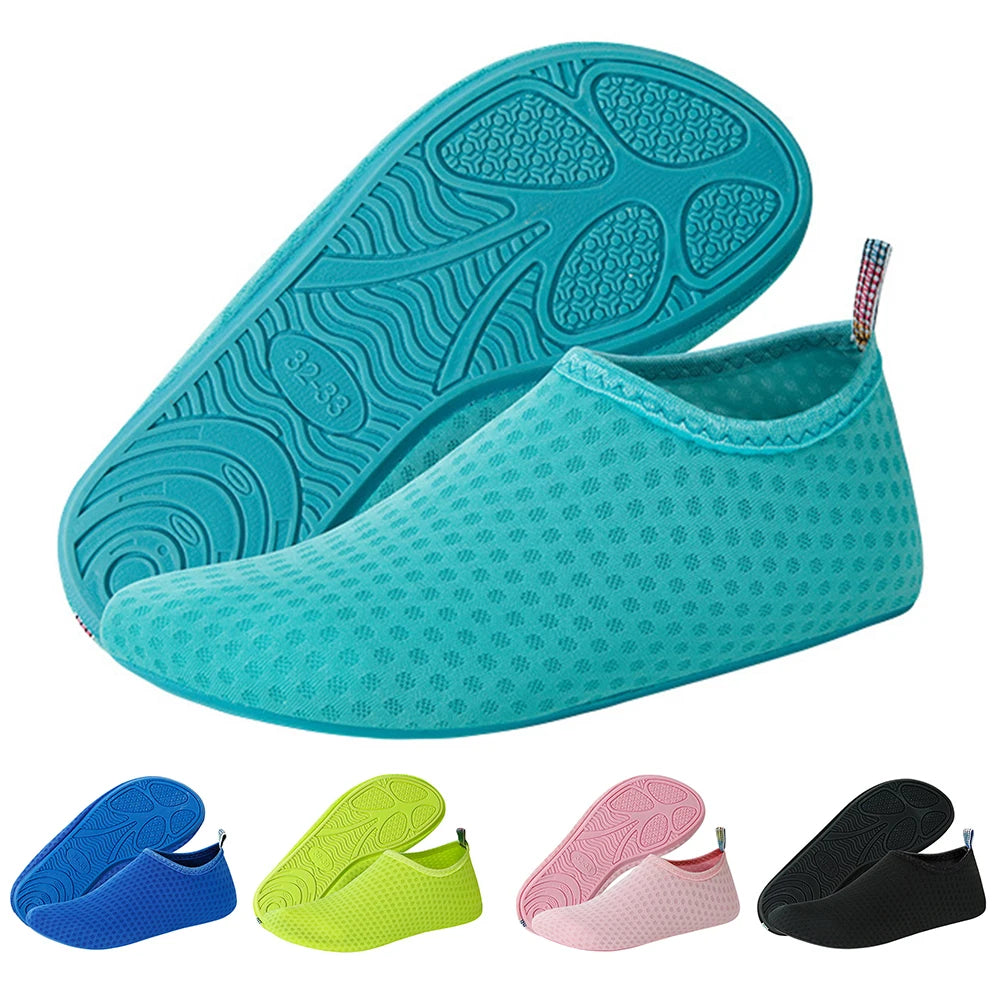 Water Shoes Rubber Sole Mesh Hole