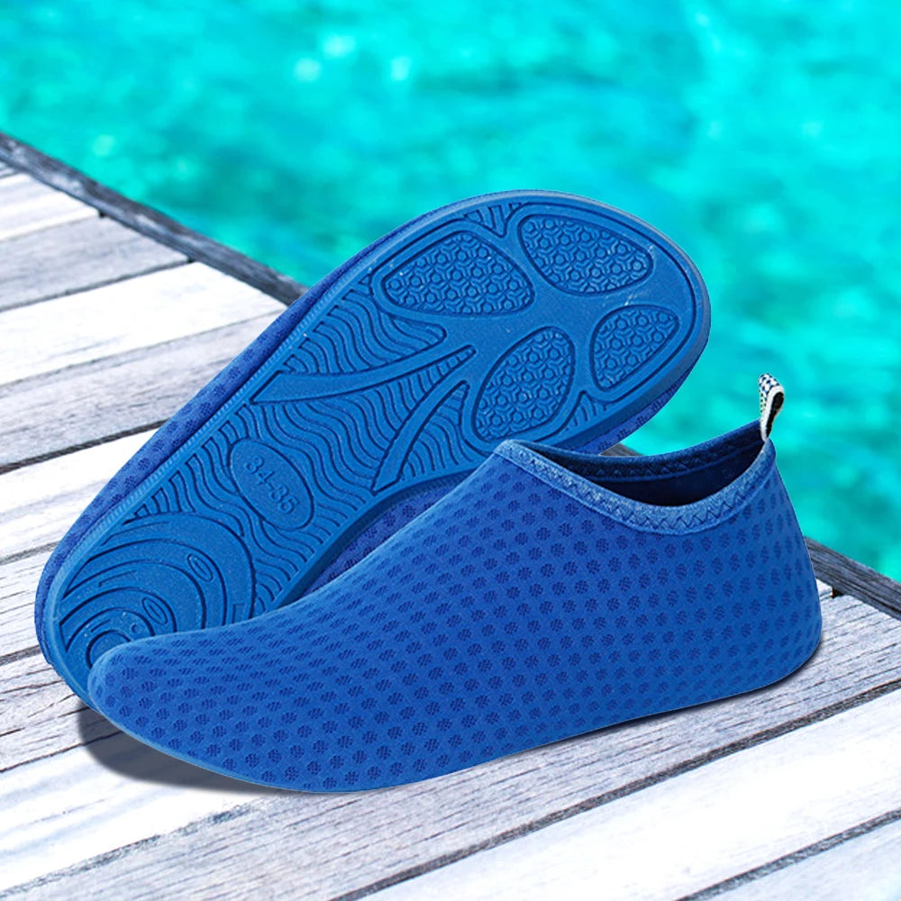Water Shoes Rubber Sole Mesh Hole