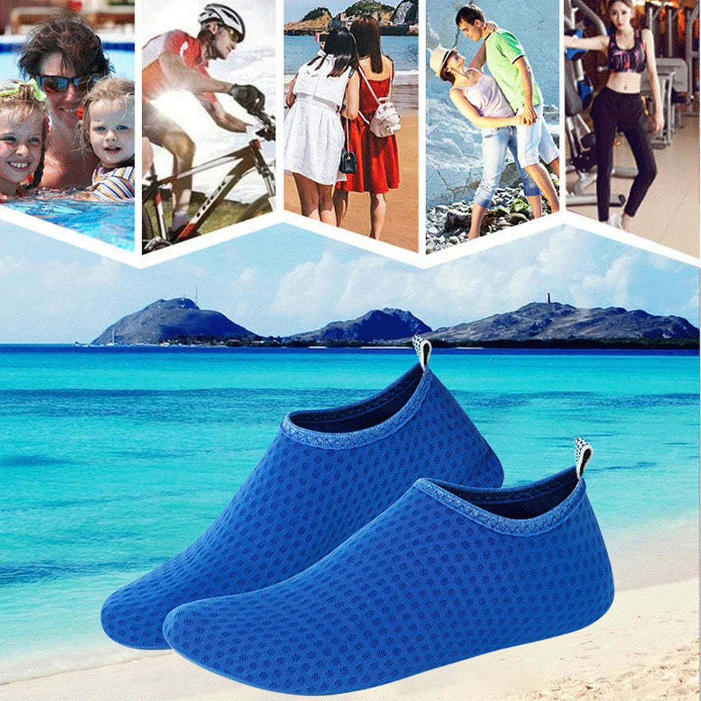 Water Shoes Rubber Sole Mesh Hole