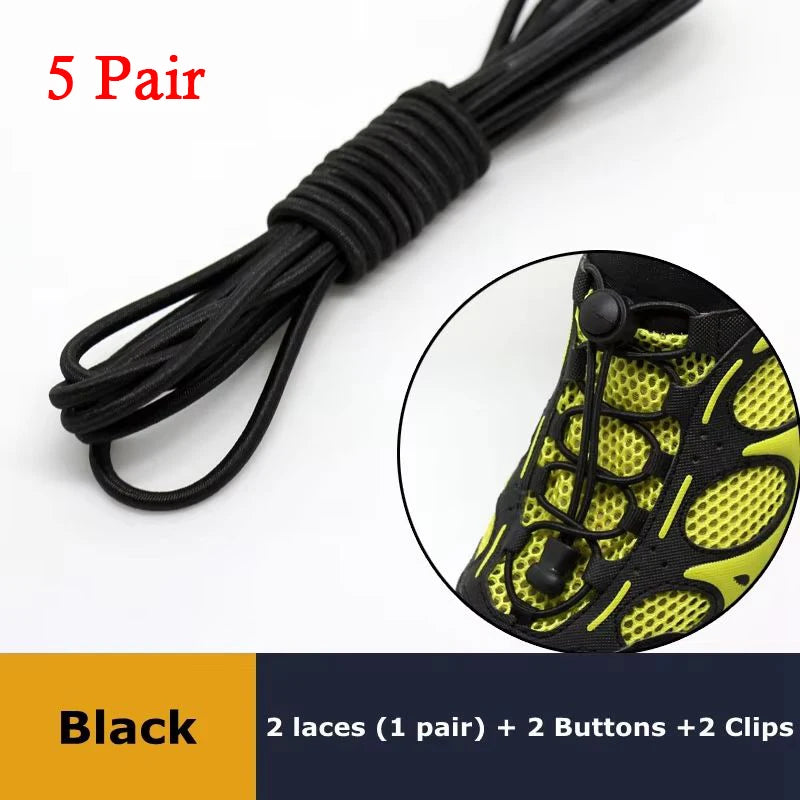 1Pair Shoelaces for Sneaker Elastic