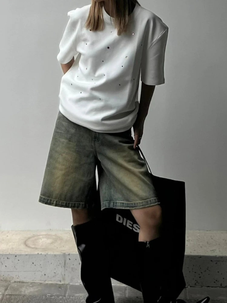 Women’s High-Waist Denim Shorts