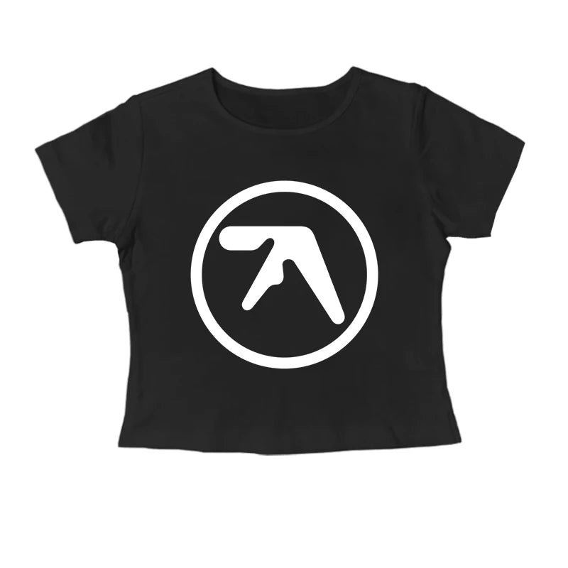 Punk Aphex Twin Print T-Shirt Oversize