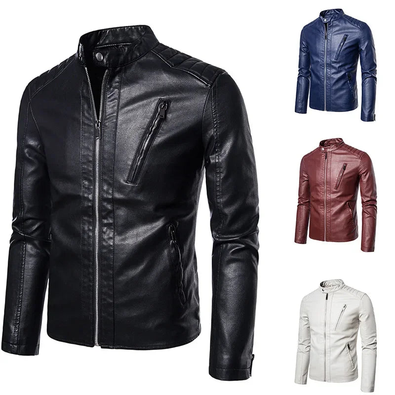 Stand Collar Jackets Fashion Casual