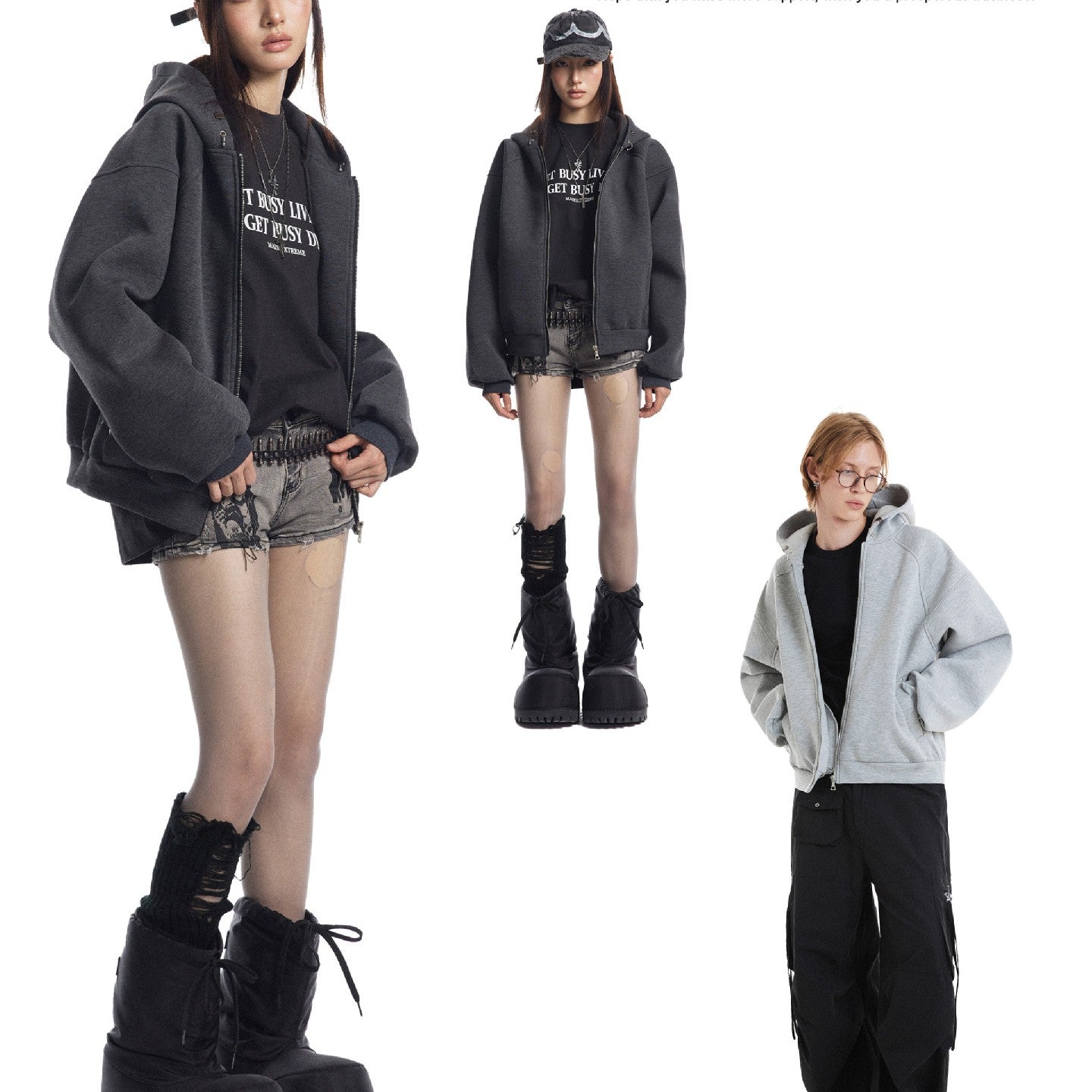 Zip Hoodie Sweater For Men And Women