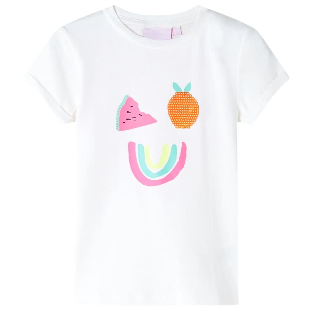 children's T-shirt Ecru 116 children's T-shirt Light mint green 104 children's T-shirt