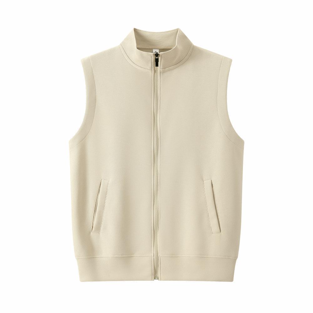 Solid Color Hoodie Vest For Women