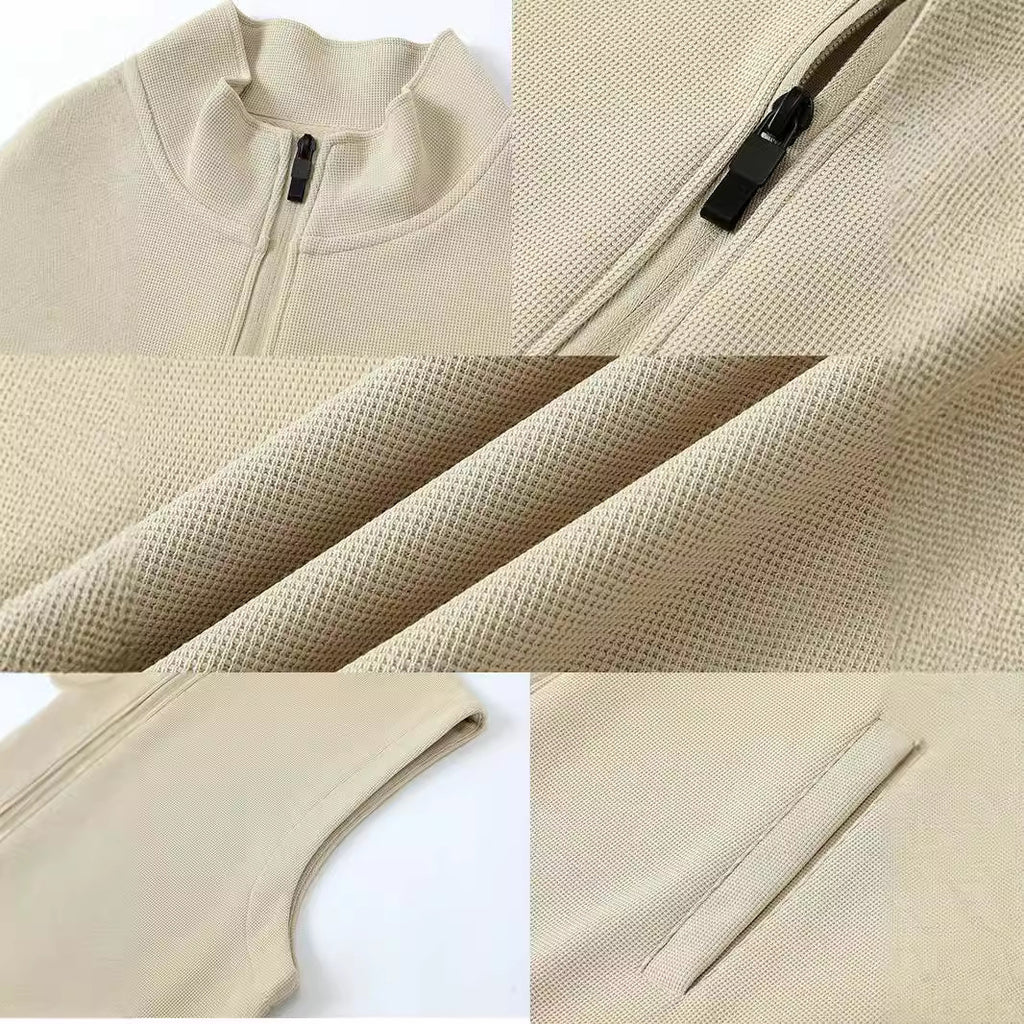 Solid Color Hoodie Vest For Women