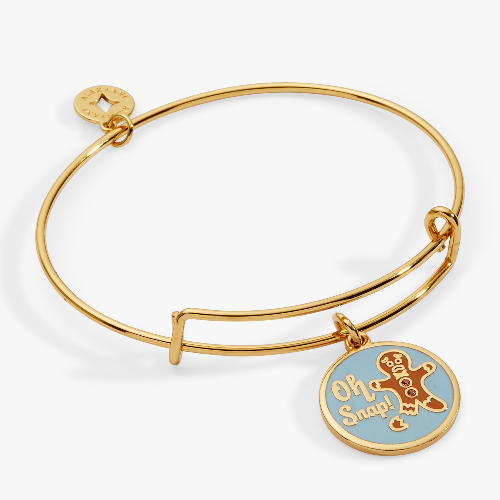 'Oh Snap!' Gingerbread Charm Bangle