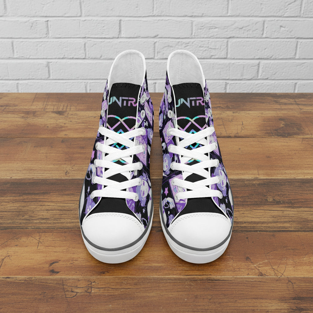 K-Pop Demon Hunters x Black Edition | Kids & Youth High Top Sneakers