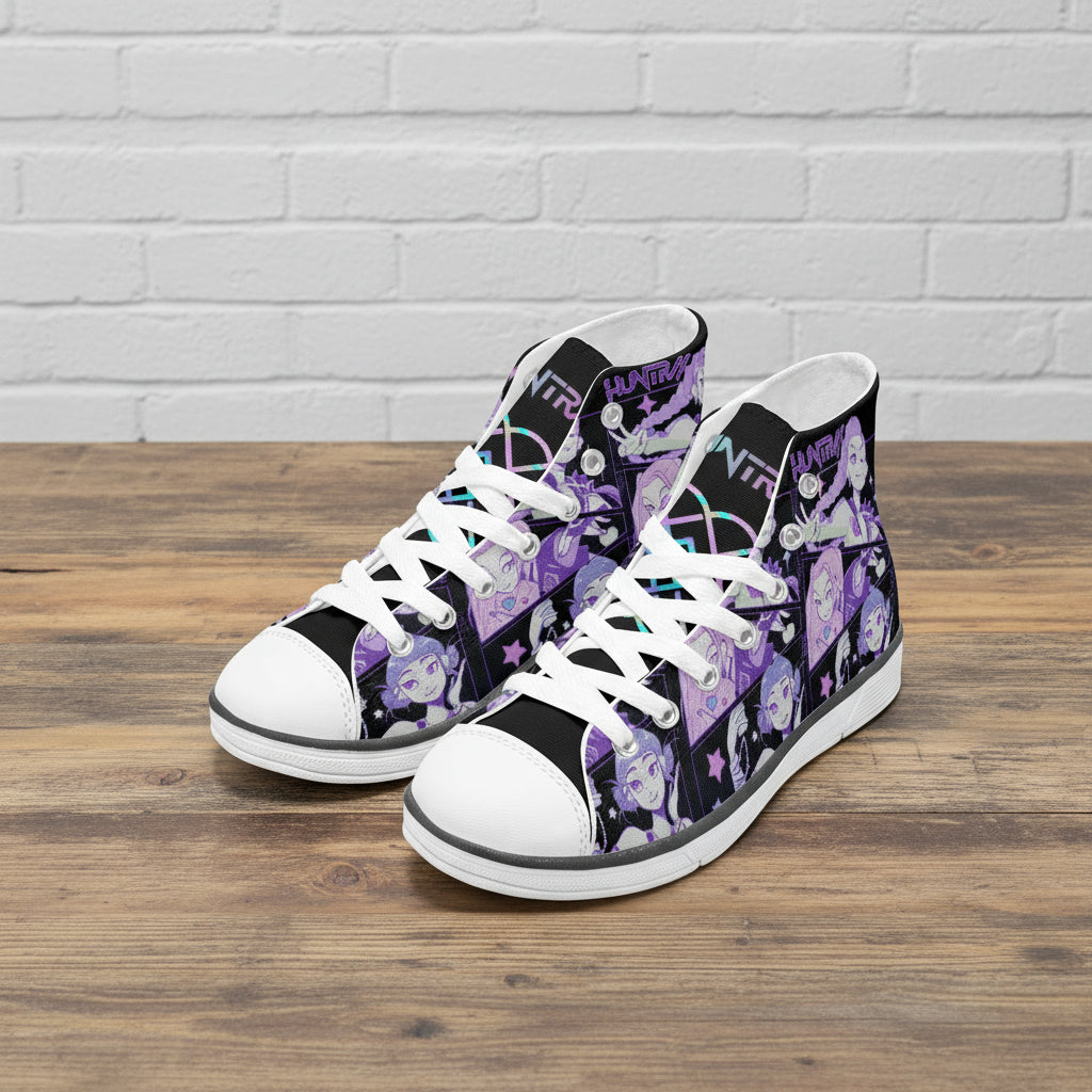 K-Pop Demon Hunters x Black Edition | Kids & Youth High Top Sneakers